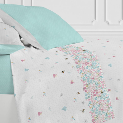 Juego de Sábanas Bee Happy 224 C.04 de Manterol