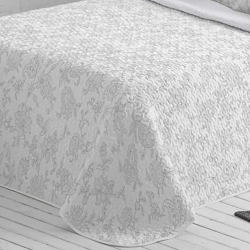 Colcha Bouti Diseño 032 gris de Burrito Blanco