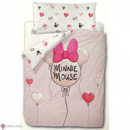 Funda Nórdica Minnie Mouse Disney Globo (2 piezas)