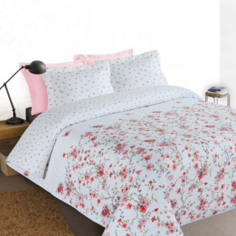 Colcha Bouti Modelo Jasmine Reversible de Bianca Textil Colcha Bouti Modelo Jasmine Reversible de Bianca Textil