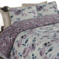 Colcha Bouti Modelo PAINTED FLORAL Reversible de Bianca Textil