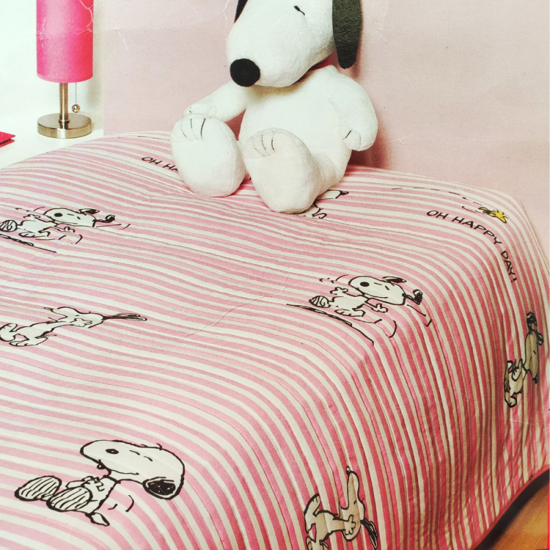 Bouti Snoopy Rayas rosa OH HAPPY DAY