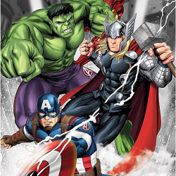 Toalla Playa Marvel Avengers