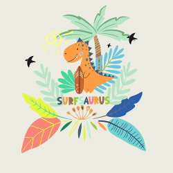 Funda nórdica Naturals Modelo SURF SAURUS