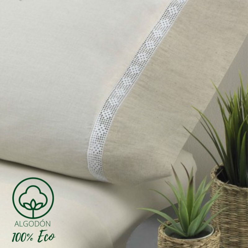 Juego de Sábanas Cassa Luyton modelo Kara Algodón Eco 100% Juego de Sábanas Cassa Luyton modelo Kara Algodón Eco 100%