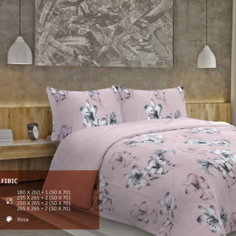 EDREDON COMFORTER SHERPA FIBIC DE WISS HOME EDREDON COMFORTER SHERPA FIBIC DE WISS HOME