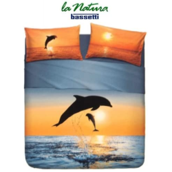 Juego de Sábanas Bassetti Natura Dolphins at Sunset