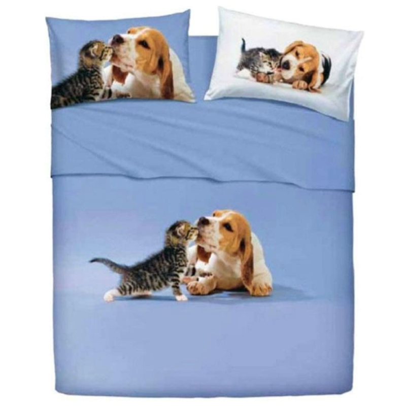 Juego de Sábanas Bassetti Natura Kiss Me