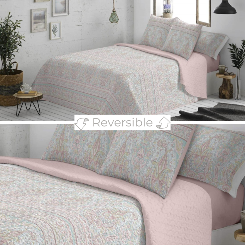 Colcha Bouti Diseño 529 Nude de Burrito Blanco