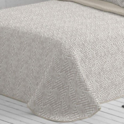 Colcha Bouti Diseño 528 Arena de Burrito Blanco