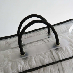 Colcha Bouti Diseño 038 Topo gris de Burrito Blanco