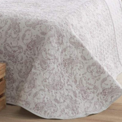 Colcha Bouti Diseño 038 Topo gris de Burrito Blanco