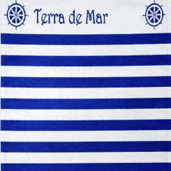 Toalla Playa Modelo EGPL258 TERRA DE MAR CELESTE