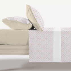 Juego de Sábanas Lavanda rombos 234 c.11 de Manterol