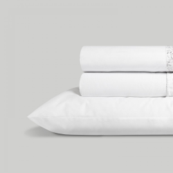 Juego de Sábanas modelo Tilia Bordado de 200 hilos.