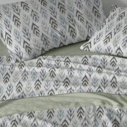 JUEGO DE SÁBANAS CORALINA DISEÑO 770 DE BURRITO BLANCO