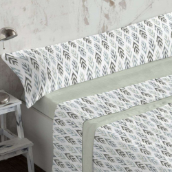 JUEGO DE SÁBANAS CORALINA DISEÑO 770 DE BURRITO BLANCO