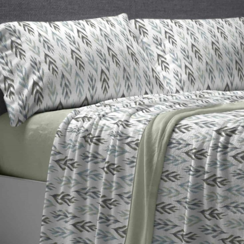 JUEGO DE SÁBANAS CORALINA DISEÑO 770 DE BURRITO BLANCO