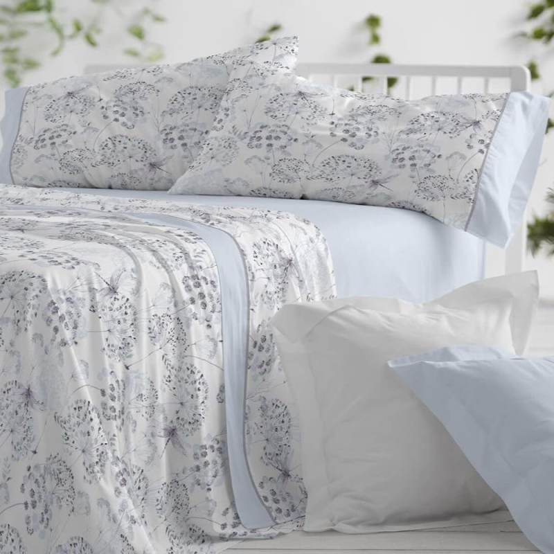 JUEGO DE SÁBANAS DISEÑO 037 DE BURRITO BLANCO