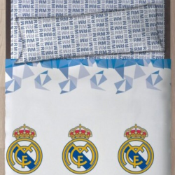 Juego Sábanas Real Madrid Escudos RM171081 (3 piezas)