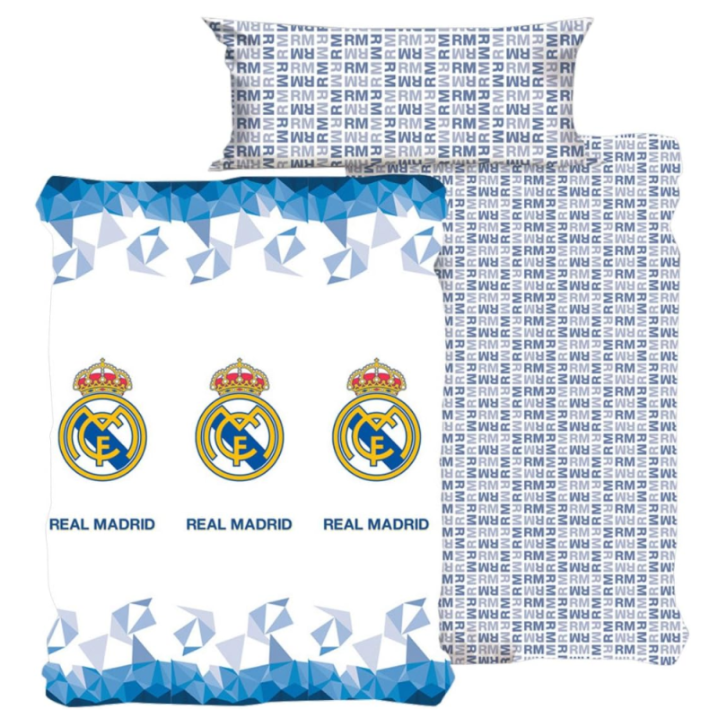 Juego Sábanas Real Madrid Escudos RM171081 (3 piezas) Juego Sábanas Real Madrid Escudos RM171081 (3 piezas)