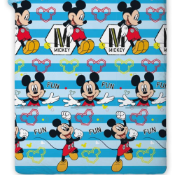 FUNDA NÓRDICA MICKEY MOUSE DISNEY CELESTE (2 PIEZAS)