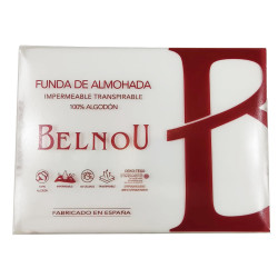 Funda de Almohada modelo Respira de Belnou -Impermeable y transpirable-