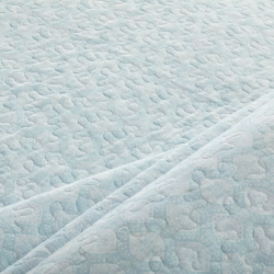 COLCHA BOUTI 242 STENCIL FLORES REVERSIBLE DE MANTEROL