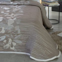 COLCHA VERANO MODELO JODY BEIGE DE REIG MARTÍ REVERSIBLE