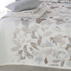 COLCHA VERANO MODELO JODY BEIGE DE REIG MARTÍ REVERSIBLE