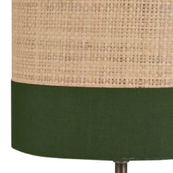 Lámpara de mesa Aylen h39 cm. verde