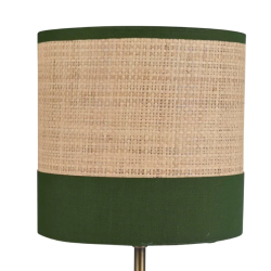 Lámpara de mesa Aylen h39 cm. verde
