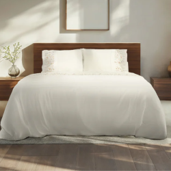 Juego de sábanas Gamanatura FLORAL BORDER 100% algodón percal 200 hilos