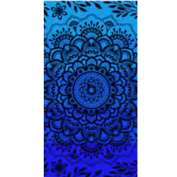 Toalla playa MANDALA EGPL490 AZUL DEGRADADO