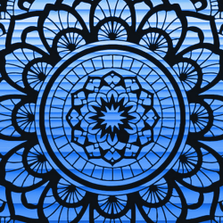 Toalla playa MANDALA EGPL490 AZUL DEGRADADO