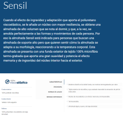 ALMOHADA MOSHY MODELO SENSIL