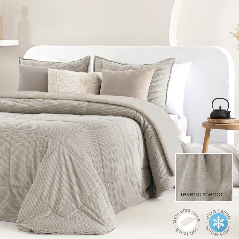 Edredón comforter sherpa modelo Ysabela de Fundeco Edredón comforter sherpa modelo Ysabela de Fundeco