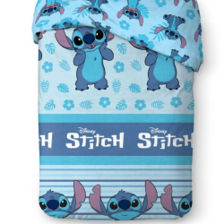 Funda nórdica de Lilo Stitch en azul para cama de 90 de venta online.