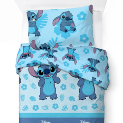 Funda nórdica de Lilo Stitch en azul para cama de 90 de venta online.