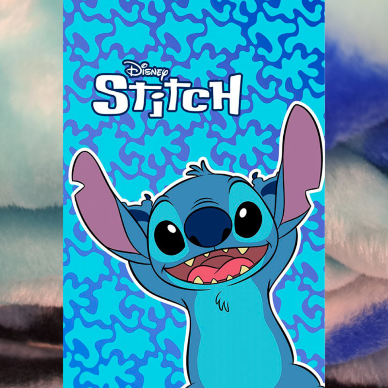 Manta terciopelo con licencia oficial Disney Lilo & Stitch, de venta online!