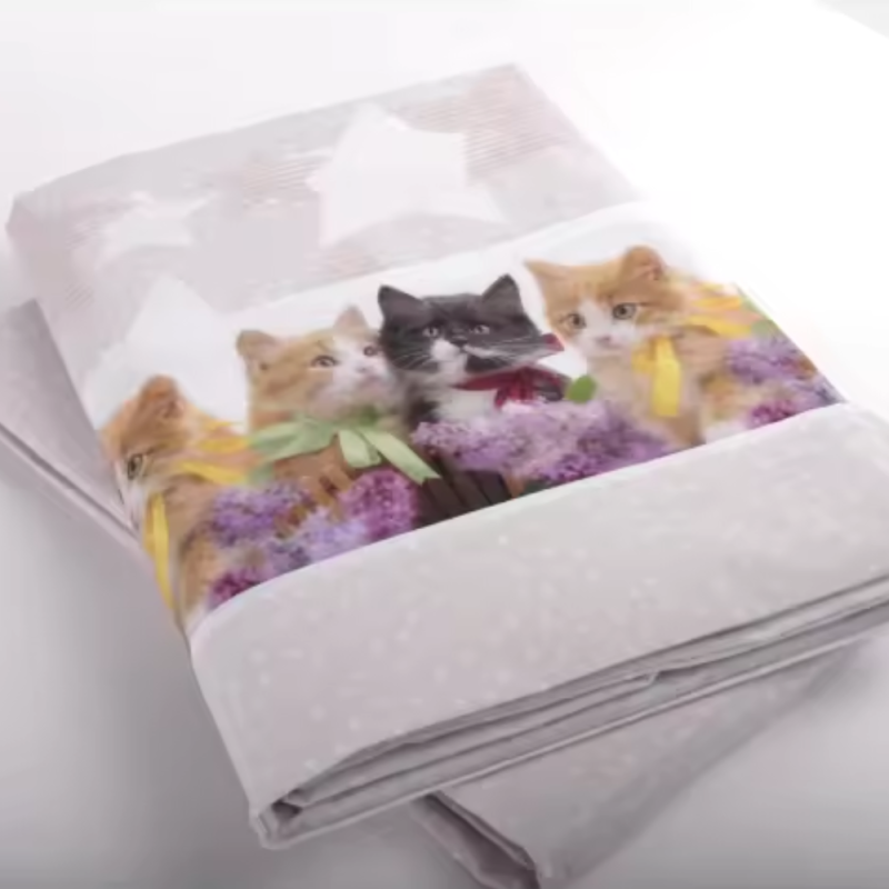 Juego de sábanas invierno Franela Cats cama 90 cm. Pimba Bimba venta online!