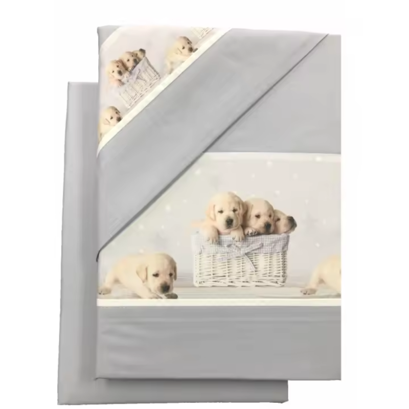 Juego de sábanas  Dogs cama 90 cm. Pimba Bimba venta online!