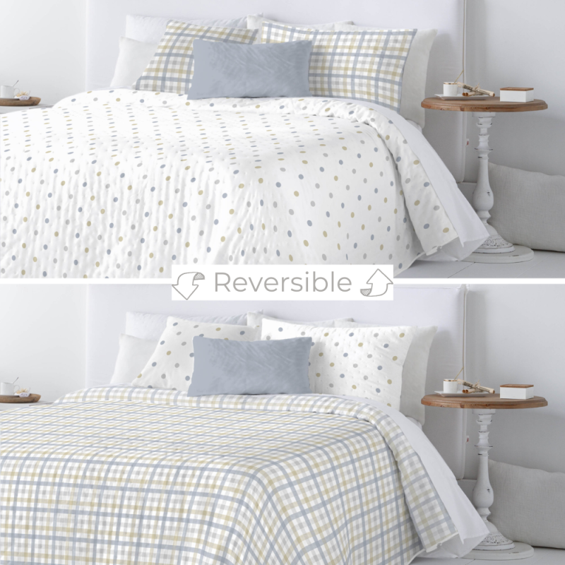Colcha bouti reversible Kristin de Fundeco Antilo de venta online.