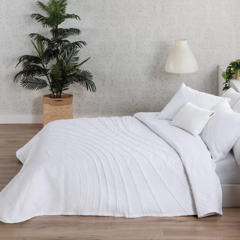 Colcha Verano Manterol Cubrecama Urban Chic geométrica, de venta online!