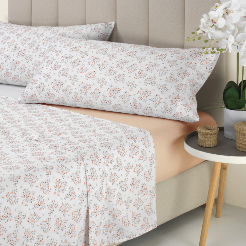 Juego de sábanas 100% Algodón 300 hilos Cassa Luyton modelo Noru