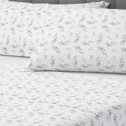 Juego de sábanas 100% Algodón 300 hilos Cassa Luyton modelo Kanaco