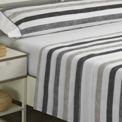 Sábanas 100% Algodón Cassa Luyton modelo Rayas, de venta online.