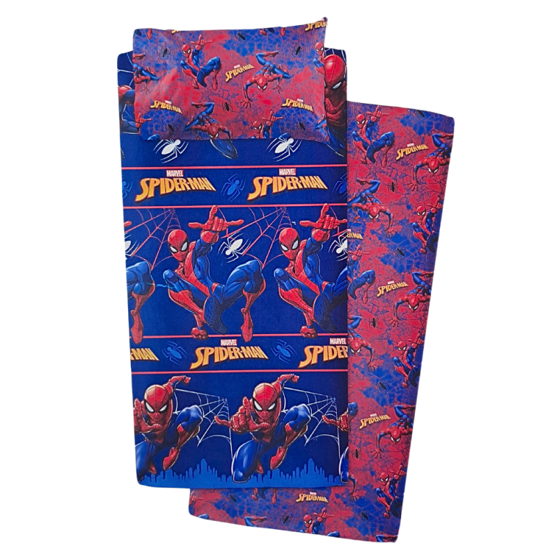 Juego de Sábanas Spiderman con licencia Marvel de venta online!