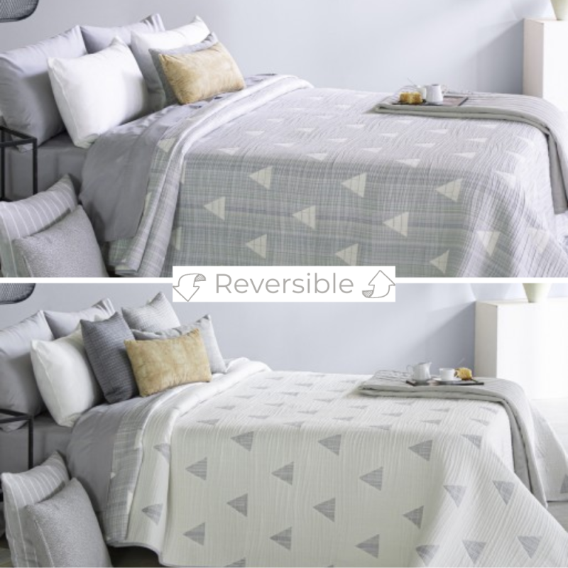 Colcha de verano Reig Martí modelo Styles gris de venta online.