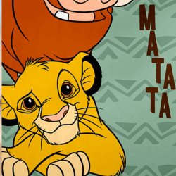 Toalla playa piscina El Rey Leon Hakuna Matata en Almacenes Julian Sanchez